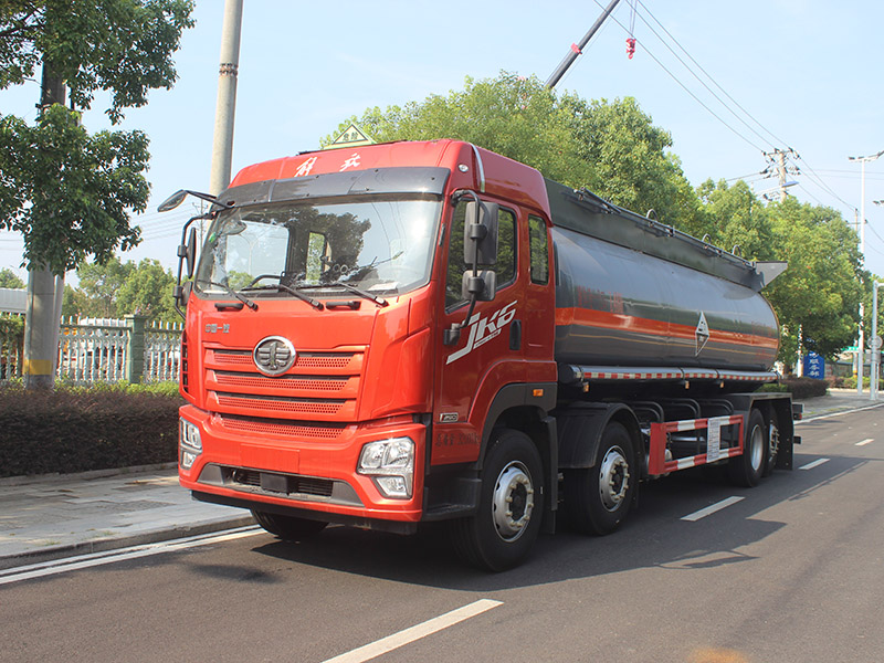 解放19立方SCS5320GFWCA6腐蝕性物品罐式運輸車